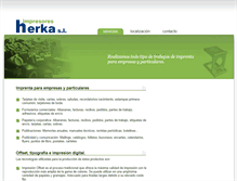 Tablet Screenshot of imprenta-herka.com